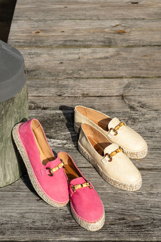 Avery Bamboo Loafer Platform Espadrille Alternate View