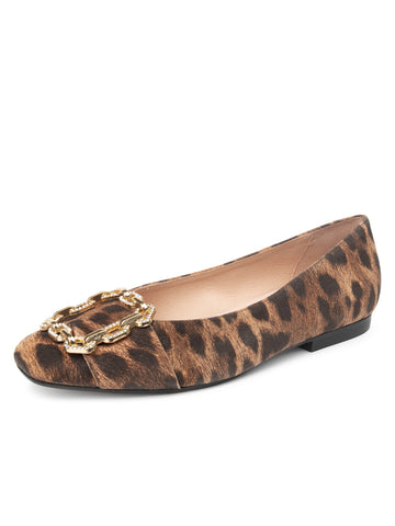 Celine Chain Link Embellished Flat