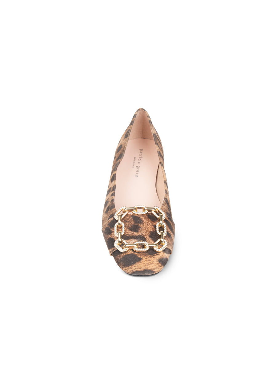 Celine Chain Link Embellished Flat