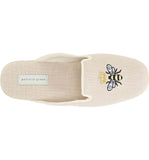 Queen Bee Embroidered Velvet Slipper