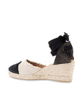 Elle Cap Toe Lace Up Espadrille