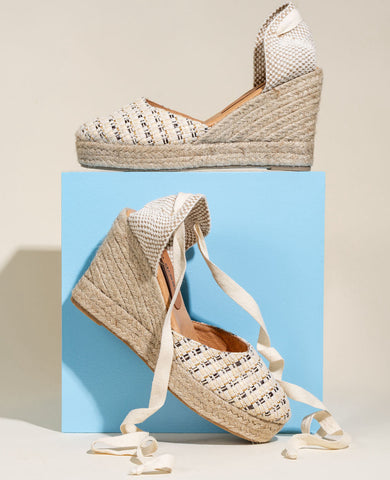 Lillian Raffia Lace Up Espadrille Alternate View