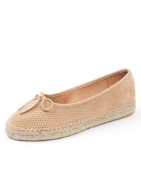 Natural Perforated Suede
