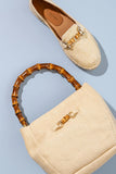 Charlotte Bamboo Top Handle Bag
