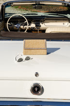 Milan Raffia and Crystal Clutch