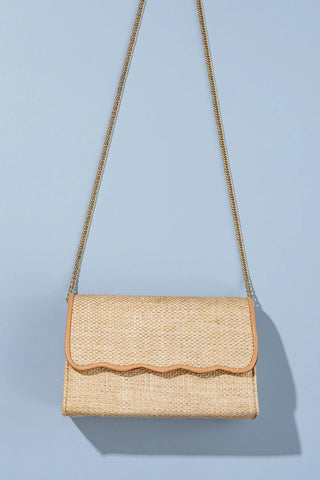 Palm Beach Scalloped Clutch Alternate View