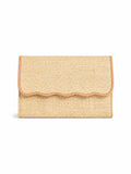 Palm Beach Scalloped Clutch