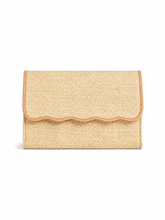 Palm Beach Scalloped Clutch