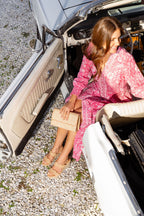 Palm Beach Scalloped Raffia Clutch
