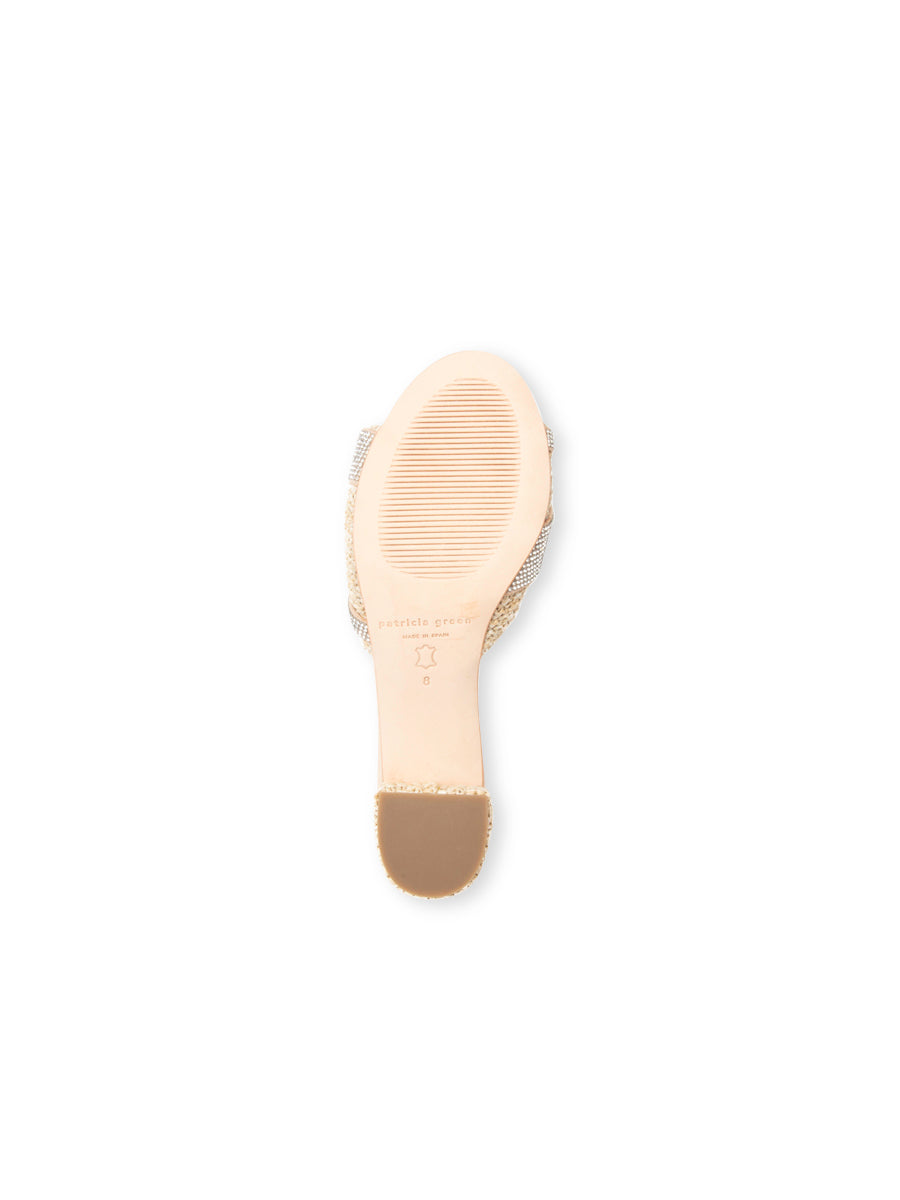 Milan Crystal Block Heel