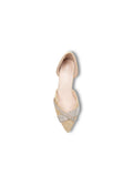 Milan Crystal D'orsay Kitten Heel