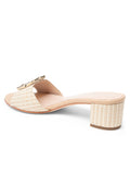 Riviera Bamboo Block Heel Sandal