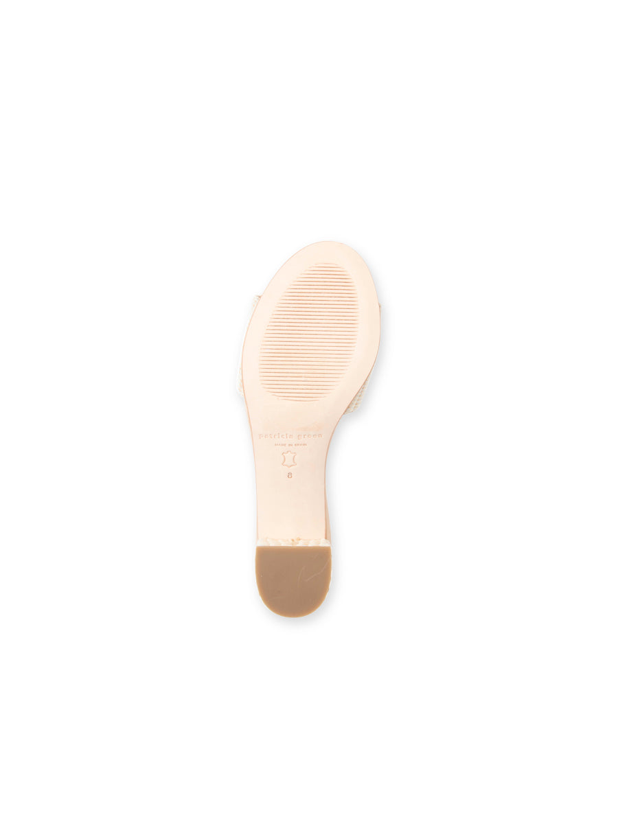 Riviera Bamboo Block Heel Sandal