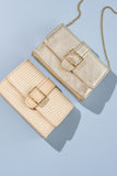 Riviera Bamboo Buckle Clutch