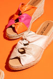 Ginger Twisted Leather Espadrille