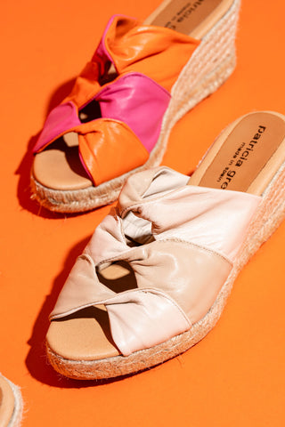 Ginger Twisted Leather Espadrille Alternate View