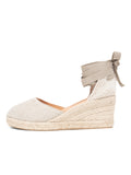 Leon Closed Toe Lace Up Espadrille