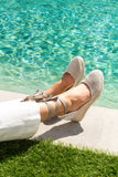 Leon Closed Toe Lace Up Espadrille