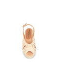 Willow Raffia Peep Toe Espadrille