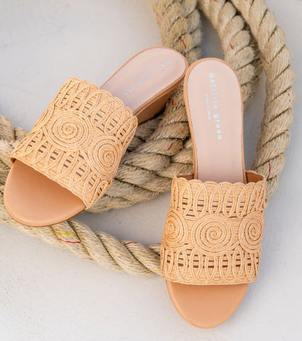 Siesta Swirled Raffia Wedge Alternate View