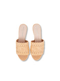 Siesta Swirled Raffia Wedge