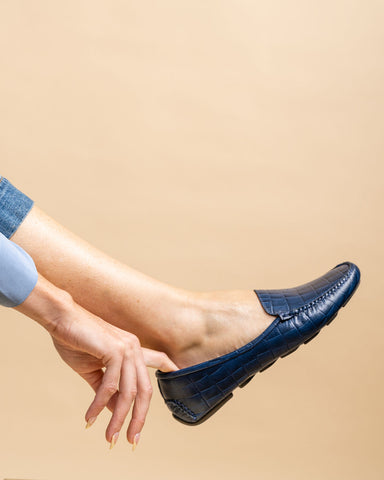 Jillian Driving Moccasin in Crocodile Alternate View