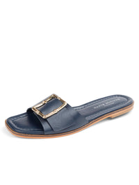 Navy Leather
