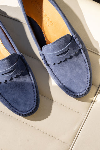 Janet Scalloped Penny Loafer Driving Shoe Alternate View