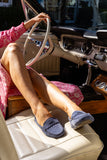 Janet Scalloped Penny Loafer Driving Shoe