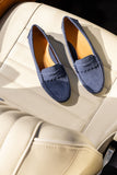 Janet Scalloped Penny Loafer Driving Shoe
