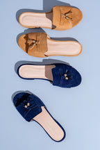Capri Tassel Flat Sandal