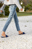 Capri Tassel Flat Sandal