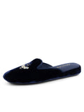 Queen Bee Embroidered Velvet Slipper