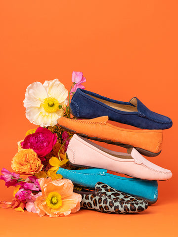 Jillian Driving Moccasin in Suede Alternate View