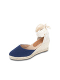 Leon Closed Toe Lace Up Espadrille