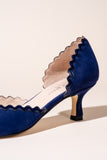 Olivia Scalloped d'Orsay Kitten Heel