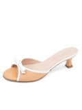 Bettye Peep Toe Kitten Heel