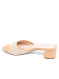 Sienna Raffia Block Heel