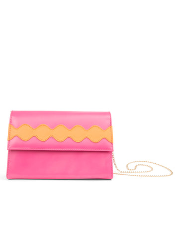 Palm Beach Scalloped Clutch