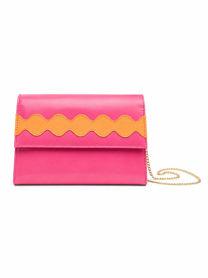 Palm Beach Scalloped Clutch
