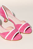 Parker D'orsay Kitten Heel Sandal