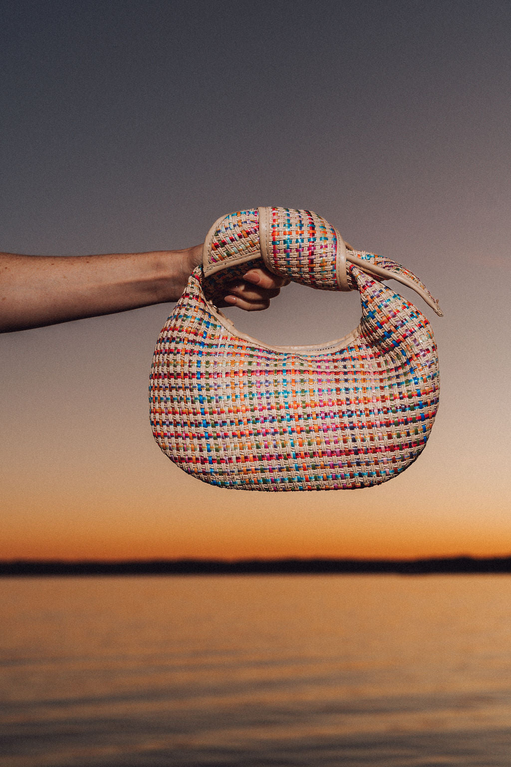 Rio Raffia Knot Bag