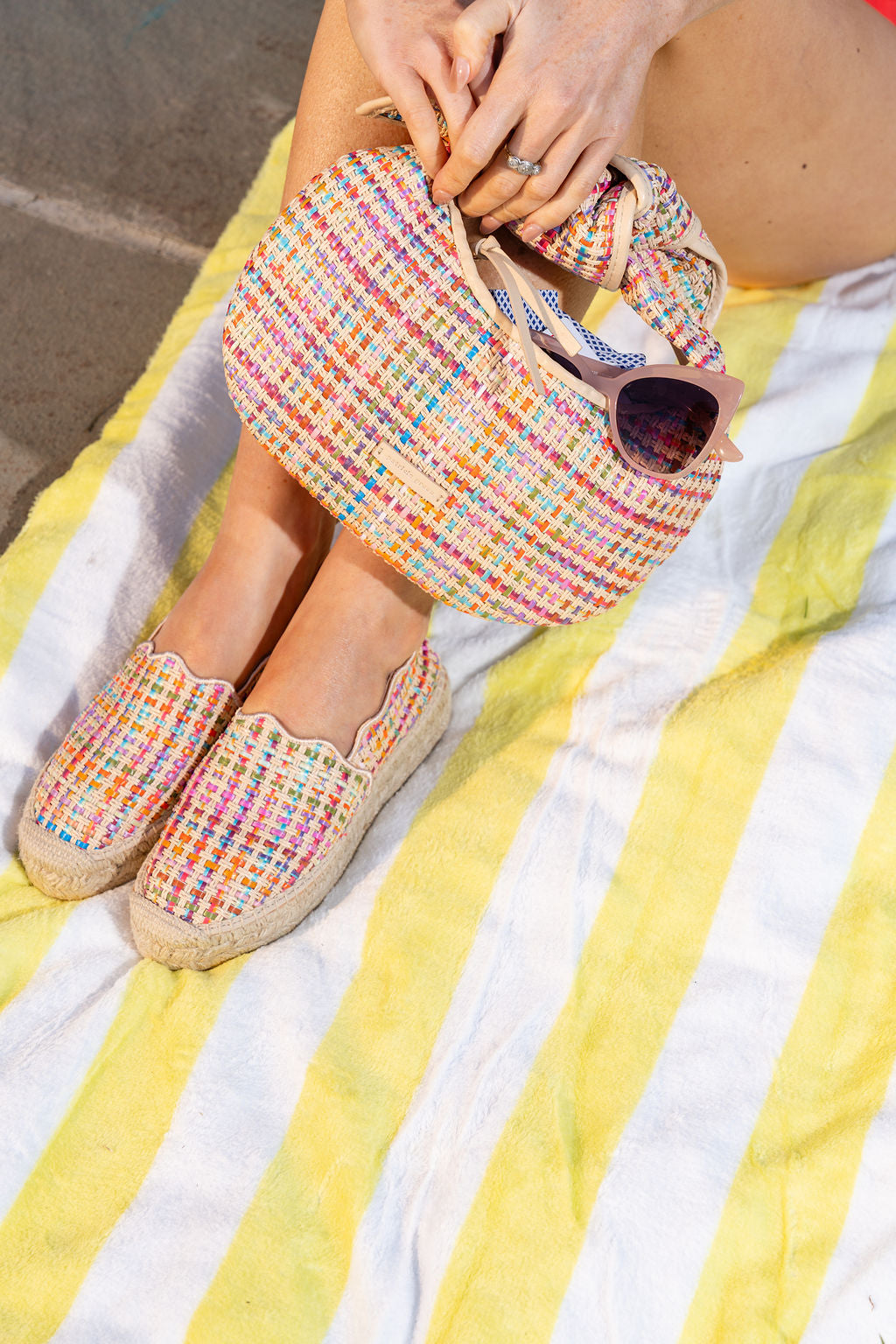 Rio Raffia Knot Bag