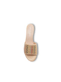 Harper Raffia Block Heel Sandal