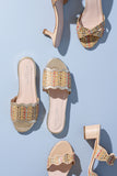 Lucia Criss Cross Kitten Heel