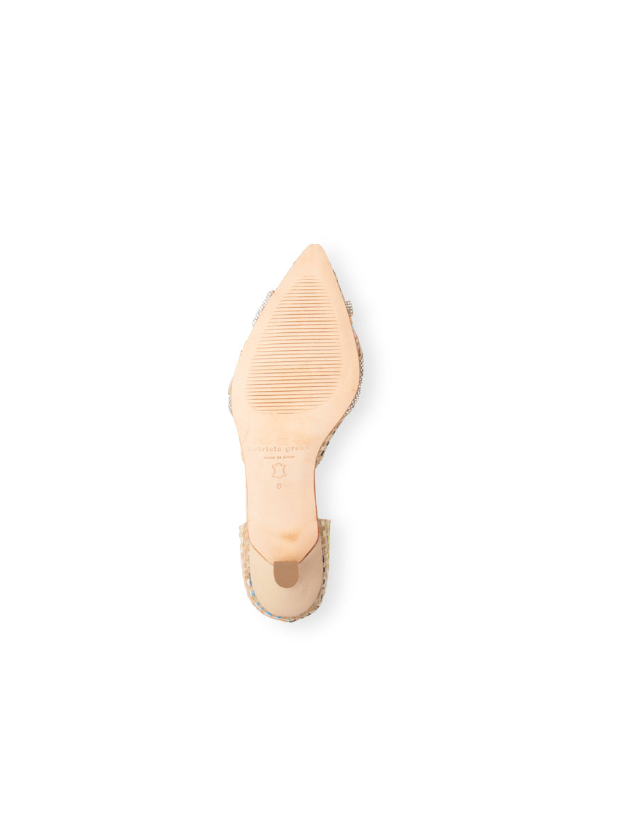 Milan Crystal d'Orsay Kitten Heel
