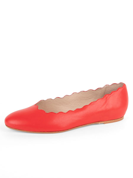 Patricia Green Women's Palm Beach Ballet Flat in Red