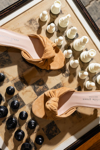 Savannah Knotted Bow Cork Wedge Alternate View