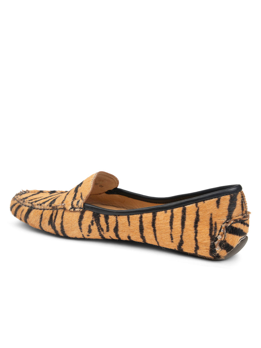 Jillian Driving Moccasin in Haircalf