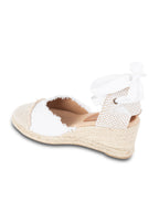 Elle Cap Toe Lace Up Espadrille